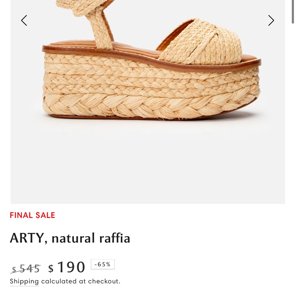 Robert Clergerie Natural Raffia Platform Sandals